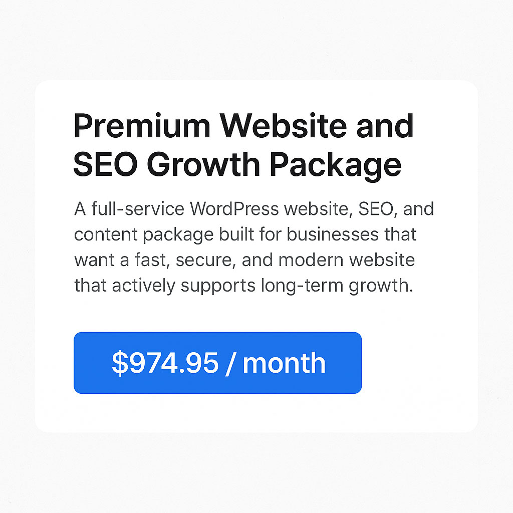 Premium Website and SEO Growth Package
